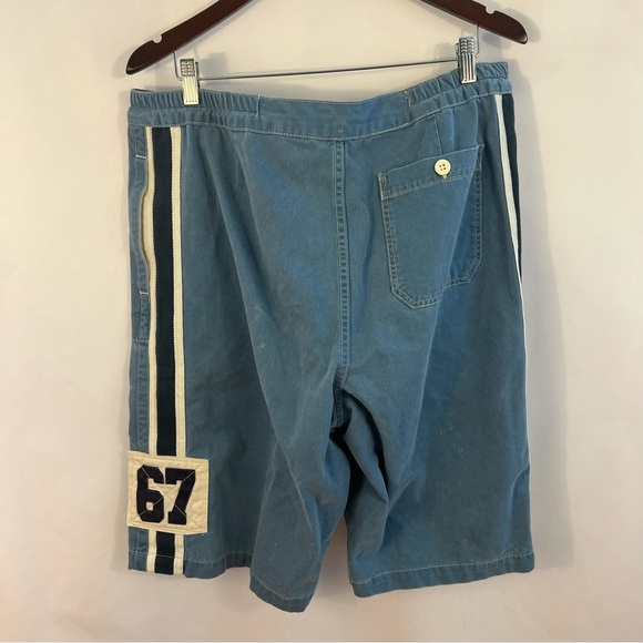 Polo Jeans Co Ralph Lauren Shorts Mens L Large Blue #67 Canvas Varsity  VTG 90s - Picture 6 of 7